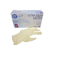 SMALL Latex Powder-Free Clear Gloves x1000pc