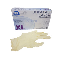 X-LRG Latex Powder-Free Clear Gloves x1000pc
