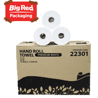 180mm x 80m Continuous Washroom Hand Roll Towel x 16rolls