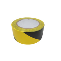 Hazardous Black/Yellow PVC Floor Marking Tape 48mm x 33m