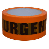 Budget Orange 'URGENT' Tape 48mm x 66m
