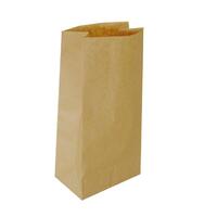 #1 BROWN Flat Bottom Paper Bag 210x90+50mm