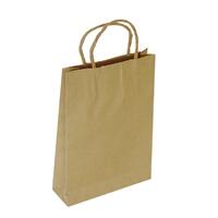 BROWN Paper Loop Handle JUNIOR - 305x200x100mm