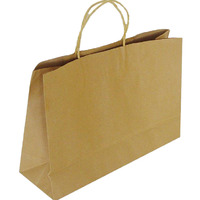BROWN Paper Loop Handle LARGE BOUTIQUE - 350x450+125mm
