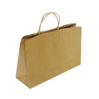 BROWN Paper Loop Handle BOUTIQUE MIDI - 310x420+110mm