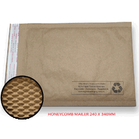 Honeycomb #4 Paper Padded Mailer 240x340mm x100pcs