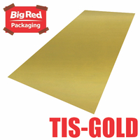 GOLD Metallic 240sht Tissue Paper 500x760mm 17gsm